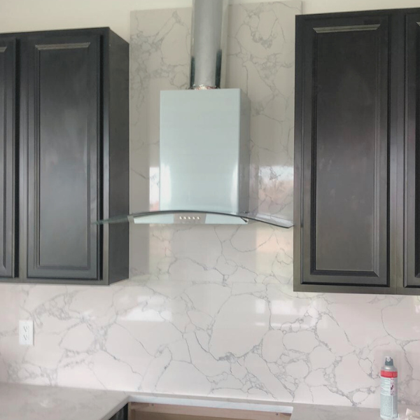 Modern kitchen cabinet installation